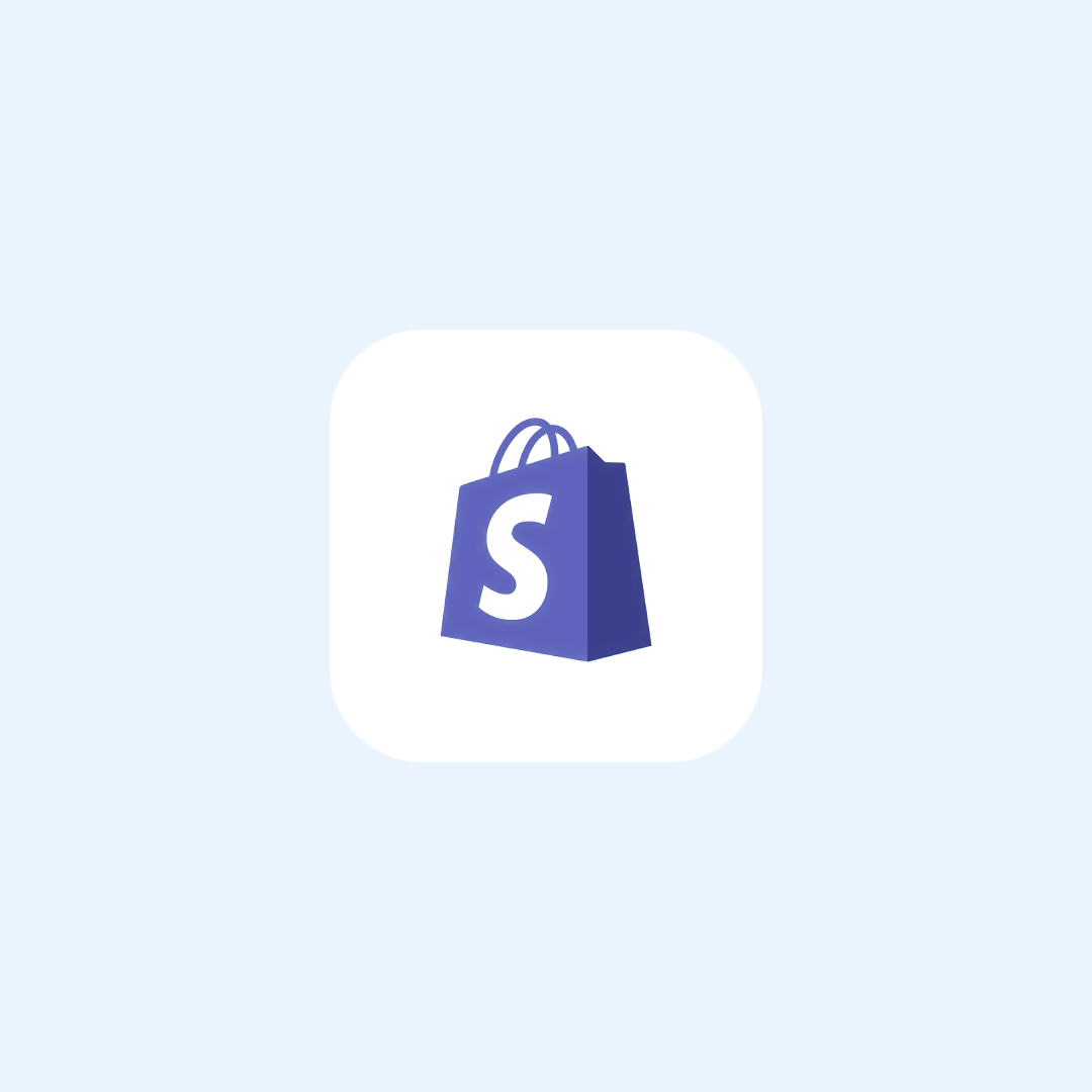 Shopify Apps logo, der repræsenterer muligheden for at tilføje nye funktioner og funktionalitet til din Shopify-Webshop via apps, som er testet og godkendt af Shopify.